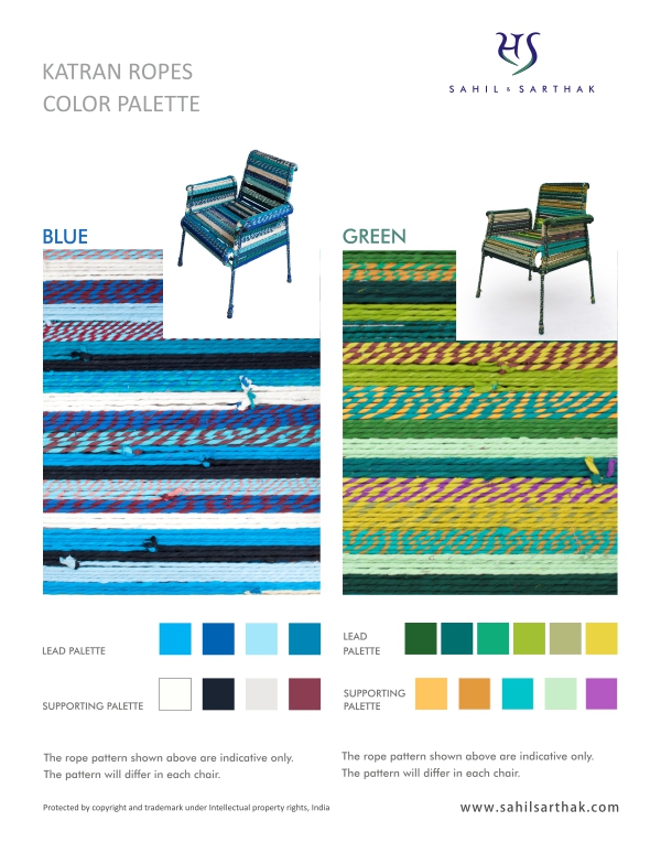 Blue & Green color pallate by sahil & sarthak